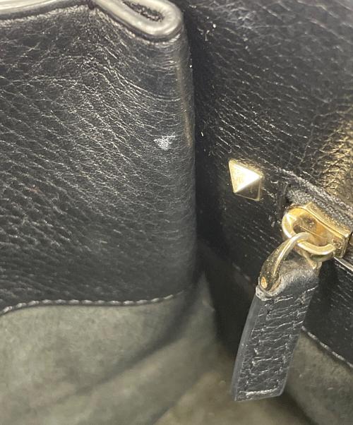 VALENTINO（ヴァレンティノ）VALENTINO (ヴァレンティノ) 2WAYバッグ ショルダーバッグ ハンドバッグ ブラック サイズ:実寸サイズにてご確認下さい。の古着・服飾アイテム