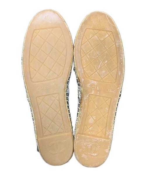CHANEL（シャネル）CHANEL (シャネル) フラットシューズ ブラック サイズ:実寸サイズにてご確認下さい。の古着・服飾アイテム