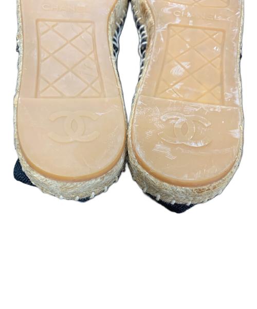 CHANEL（シャネル）CHANEL (シャネル) フラットシューズ ブラック サイズ:実寸サイズにてご確認下さい。の古着・服飾アイテム