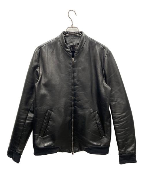 salvatore santoro（サルヴァトーレサントロ）salvatore santoro (サルヴァトーレサントロ) レザージャケット ブラック サイズ:50の古着・服飾アイテム