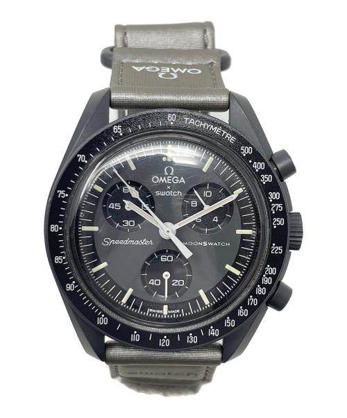 OMEGA（オメガ）OMEGA (オメガ) SWATCH (スウォッチ) 腕時計 MISSION TO MERCURY（ミッション・トゥ・マーキュリー） クォーツ グレー サイズ:実寸サイズにてご確認ください。の古着・服飾アイテム