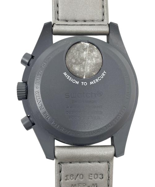 OMEGA（オメガ）OMEGA (オメガ) SWATCH (スウォッチ) 腕時計 MISSION TO MERCURY（ミッション・トゥ・マーキュリー） クォーツ グレー サイズ:実寸サイズにてご確認ください。の古着・服飾アイテム
