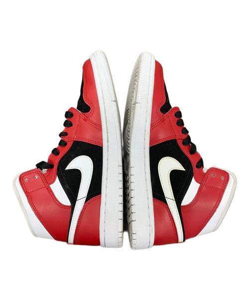 NIKE（ナイキ）NIKE (ナイキ) スニーカー Air Jordan 1 Mid（エアジョーダン） ブラック×レッド サイズ:23㎝の古着・服飾アイテム