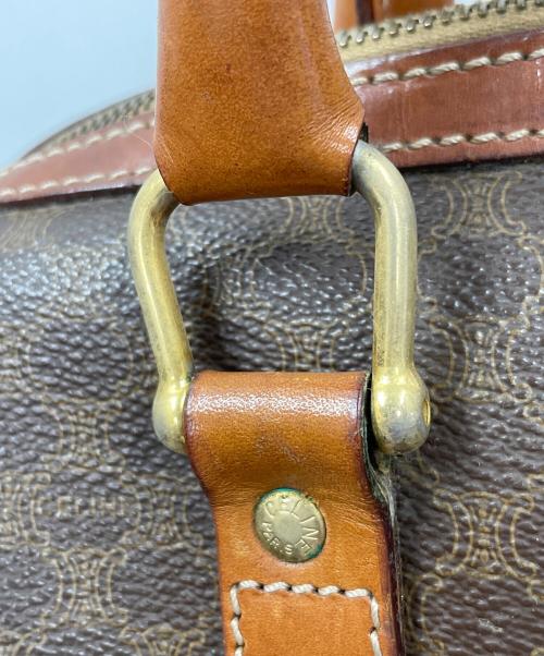 CELINE（セリーヌ）CELINE (セリーヌ) マカダム ミニボストンバッグ ブラウン サイズ:実寸サイズにてご確認下さい。の古着・服飾アイテム