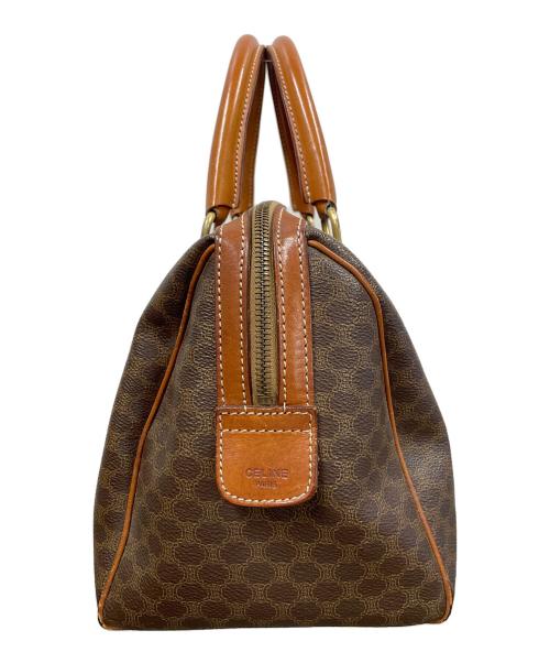 CELINE（セリーヌ）CELINE (セリーヌ) マカダム ミニボストンバッグ ブラウン サイズ:実寸サイズにてご確認下さい。の古着・服飾アイテム