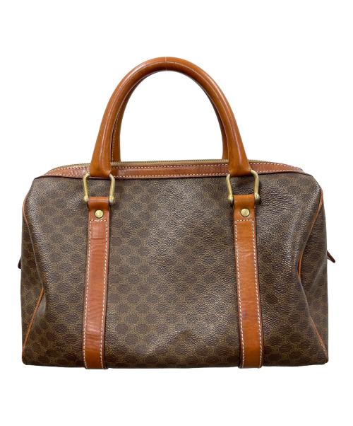 CELINE（セリーヌ）CELINE (セリーヌ) マカダム ミニボストンバッグ ブラウン サイズ:実寸サイズにてご確認下さい。の古着・服飾アイテム