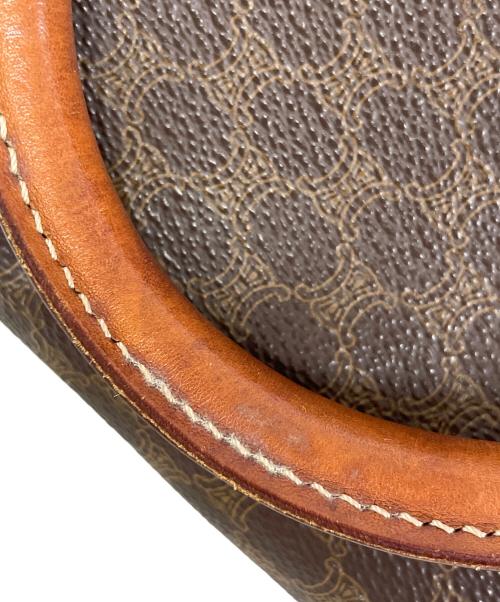 CELINE（セリーヌ）CELINE (セリーヌ) マカダム ミニボストンバッグ ブラウン サイズ:実寸サイズにてご確認下さい。の古着・服飾アイテム