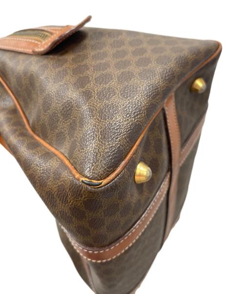 CELINE（セリーヌ）CELINE (セリーヌ) マカダム ミニボストンバッグ ブラウン サイズ:実寸サイズにてご確認下さい。の古着・服飾アイテム