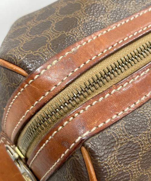 CELINE（セリーヌ）CELINE (セリーヌ) マカダム ミニボストンバッグ ブラウン サイズ:実寸サイズにてご確認下さい。の古着・服飾アイテム