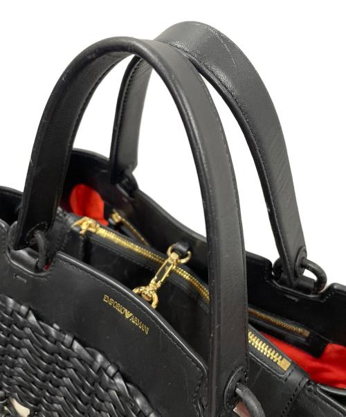 EMPORIO ARMANI（エンポリオ アルマーニ）EMPORIO ARMANI (エンポリオ アルマーニ) 2WAYバッグ ショルダーバッグ ハンドバッグ ブラック サイズ:実寸サイズにてご確認下さい。の古着・服飾アイテム