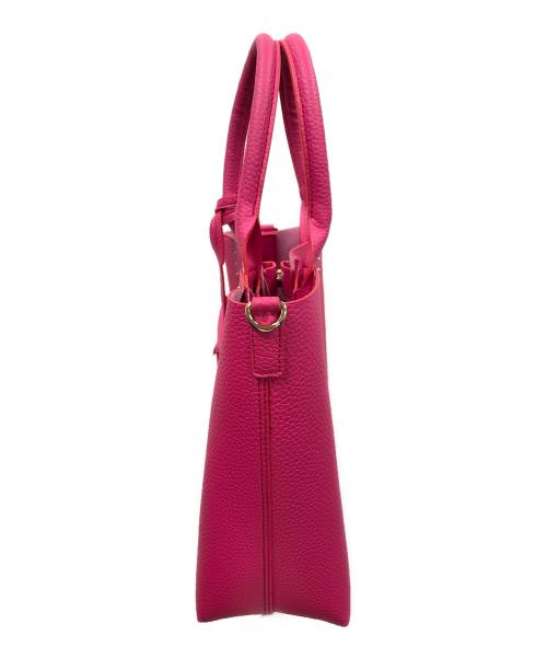 LANVIN（ランバン）LANVIN (ランバン) 2WAYバッグ ショルダーバッグ ハンドバッグ ショッキングピンク サイズ:実寸サイズにてご確認下さい。 未使用品の古着・服飾アイテム