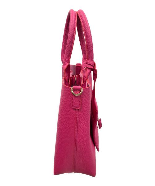LANVIN（ランバン）LANVIN (ランバン) 2WAYバッグ ショルダーバッグ ハンドバッグ ショッキングピンク サイズ:実寸サイズにてご確認下さい。 未使用品の古着・服飾アイテム