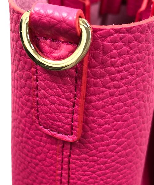 LANVIN（ランバン）LANVIN (ランバン) 2WAYバッグ ショルダーバッグ ハンドバッグ ショッキングピンク サイズ:実寸サイズにてご確認下さい。 未使用品の古着・服飾アイテム