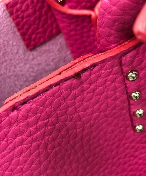 LANVIN（ランバン）LANVIN (ランバン) 2WAYバッグ ショルダーバッグ ハンドバッグ ショッキングピンク サイズ:実寸サイズにてご確認下さい。 未使用品の古着・服飾アイテム
