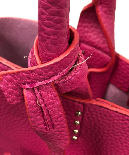 LANVIN（ランバン）LANVIN (ランバン) 2WAYバッグ ショルダーバッグ ハンドバッグ ショッキングピンク サイズ:実寸サイズにてご確認下さい。 未使用品の古着・服飾アイテム