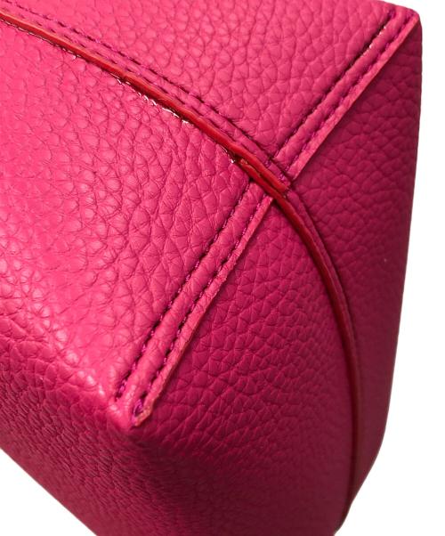 LANVIN（ランバン）LANVIN (ランバン) 2WAYバッグ ショルダーバッグ ハンドバッグ ショッキングピンク サイズ:実寸サイズにてご確認下さい。 未使用品の古着・服飾アイテム