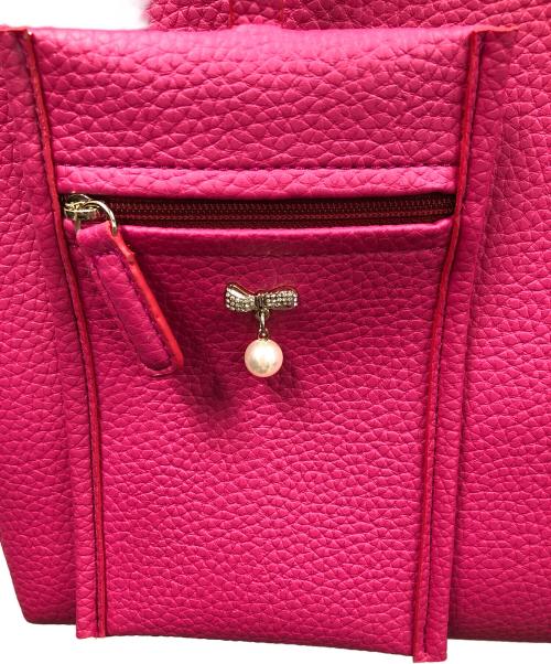 LANVIN（ランバン）LANVIN (ランバン) 2WAYバッグ ショルダーバッグ ハンドバッグ ショッキングピンク サイズ:実寸サイズにてご確認下さい。 未使用品の古着・服飾アイテム