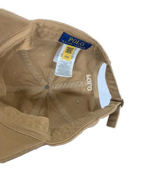 POLO RALPH LAUREN（ポロ・ラルフローレン）POLO RALPH LAUREN (ポロ・ラルフローレン) キャップ ブラウン サイズ:実寸サイズにてご確認下さい。の古着・服飾アイテム