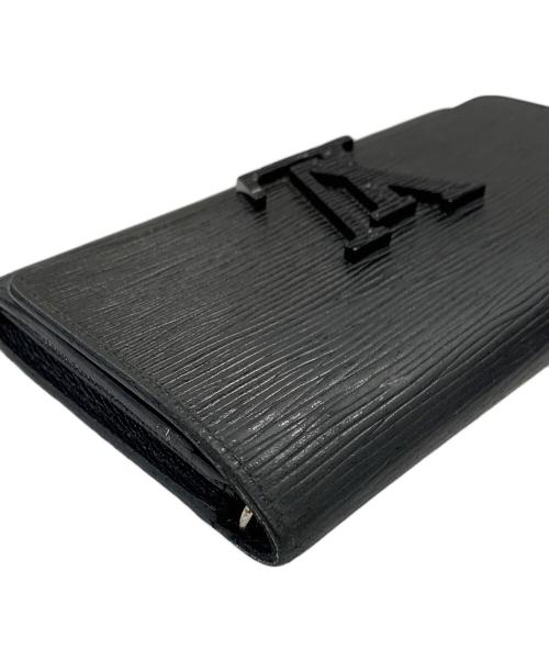 LOUIS VUITTON（ルイ ヴィトン）LOUIS VUITTON (ルイ ヴィトン) 長財布 ポルトフォイユ・ルイーズ ブラック サイズ:実寸サイズにてご確認ください。の古着・服飾アイテム