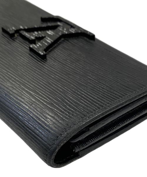 LOUIS VUITTON（ルイ ヴィトン）LOUIS VUITTON (ルイ ヴィトン) 長財布 ポルトフォイユ・ルイーズ ブラック サイズ:実寸サイズにてご確認ください。の古着・服飾アイテム