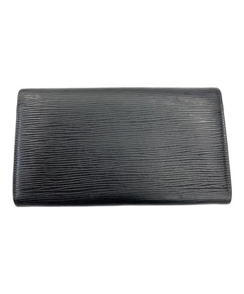 LOUIS VUITTON（ルイ ヴィトン）LOUIS VUITTON (ルイ ヴィトン) 長財布 ポルトフォイユ・ルイーズ ブラック サイズ:実寸サイズにてご確認ください。の古着・服飾アイテム