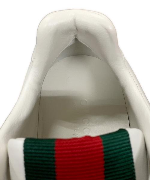 GUCCI（グッチ）GUCCI (グッチ) スニーカー リウェブ ベージュ×ホワイト サイズ:24㎝の古着・服飾アイテム