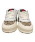 GUCCI (グッチ) スニーカー リウェブ ベージュ×ホワイト サイズ:24㎝：55000円