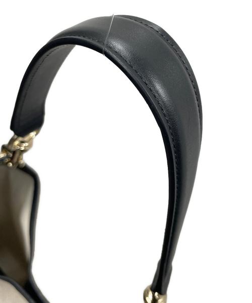 GUCCI（グッチ）GUCCI (グッチ) ワンショルダーバッグ ブラック×ベージュ サイズ:実寸サイズにてご確認ください。の古着・服飾アイテム