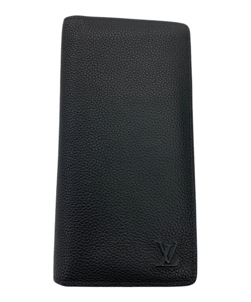 LOUIS VUITTON（ルイ ヴィトン）LOUIS VUITTON (ルイ ヴィトン) 長財布 ポルトフォイユ ブラザ ブラック(ノワール) サイズ:実寸サイズにてご確認下さい。の古着・服飾アイテム