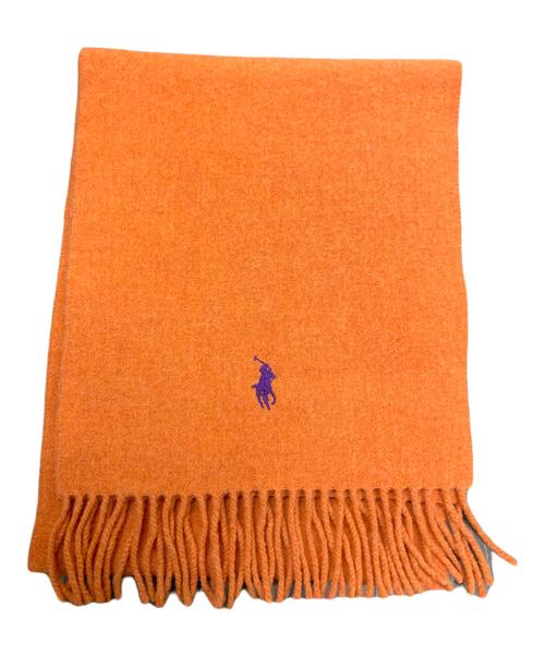 POLO RALPH LAUREN（ポロ・ラルフローレン）POLO RALPH LAUREN (ポロ・ラルフローレン) マフラー オレンジ サイズ:実寸サイズにてご確認下さい。の古着・服飾アイテム
