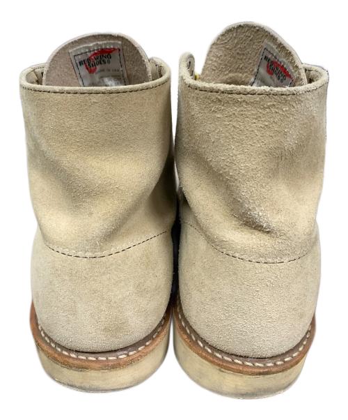 RED WING（レッドウィング）RED WING (レッドウィング) ブーツ 6-inch Classic Round（6インチ クラシック ラウンド） アイボリー サイズ:26.5㎝の古着・服飾アイテム