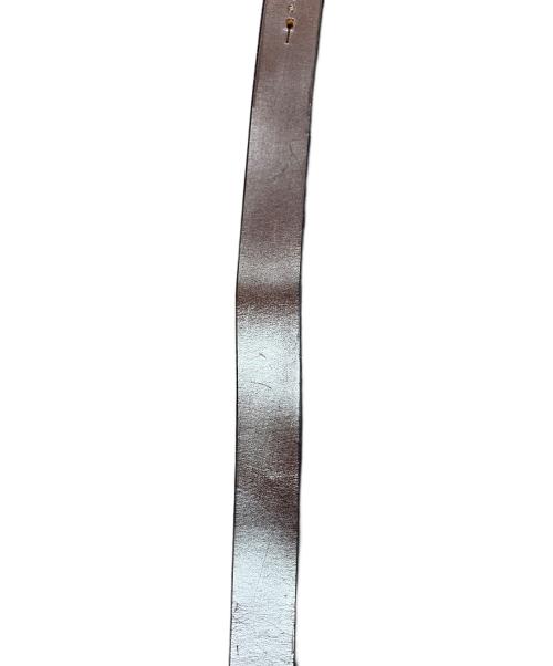 JABEZ CLIFF（ジャベツ クリフ）JABEZ CLIFF (ジャベツ クリフ) レザーベルト ブラウン サイズ:38の古着・服飾アイテム