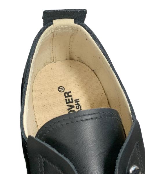 UNDERCOVER（アンダーカバー）UNDERCOVER (アンダーカバー) スニーカー TOE LOGO LEATHER SNEAKERS（トーロゴ レザースニーカー） ブラック サイズ:XLの古着・服飾アイテム