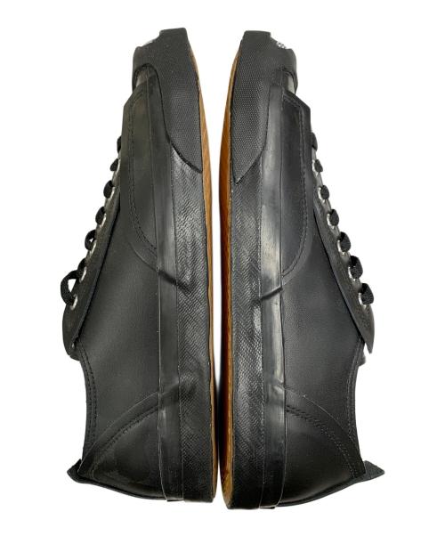 UNDERCOVER（アンダーカバー）UNDERCOVER (アンダーカバー) スニーカー TOE LOGO LEATHER SNEAKERS（トーロゴ レザースニーカー） ブラック サイズ:XLの古着・服飾アイテム