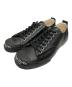 UNDERCOVER（アンダーカバー）の古着「スニーカー TOE LOGO LEATHER SNEAKERS（トーロゴ レザースニーカー）」｜ブラック