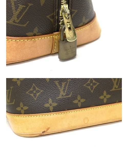 LOUIS VUITTON（ルイ ヴィトン）LOUIS VUITTON (ルイ・ヴィトン) ハンドバッグ ブラウン モノグラム M51130 BA0010  アルマの古着・服飾アイテム