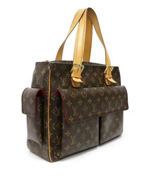 LOUIS VUITTON（ルイ ヴィトン）LOUIS VUITTON (ルイ・ヴィトン) ハンドバッグ ブラウン モノグラム M51162 MB7003 ミュルティプリ・シテの古着・服飾アイテム