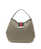 GUCCIグッチ）の古着「ワンショルダーバッグ」｜ベージュ