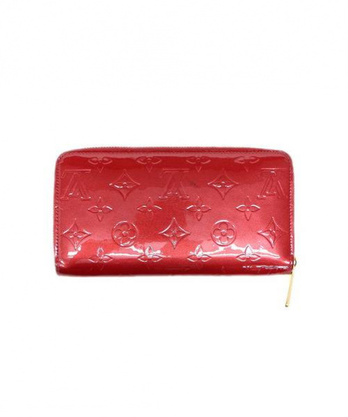 LOUIS VUITTON（ルイ ヴィトン）LOUIS VUITTON (ルイヴィトン) ジッピーウォレット レッド サイズ:- ヴェルニ M91981 CA4153の古着・服飾アイテム