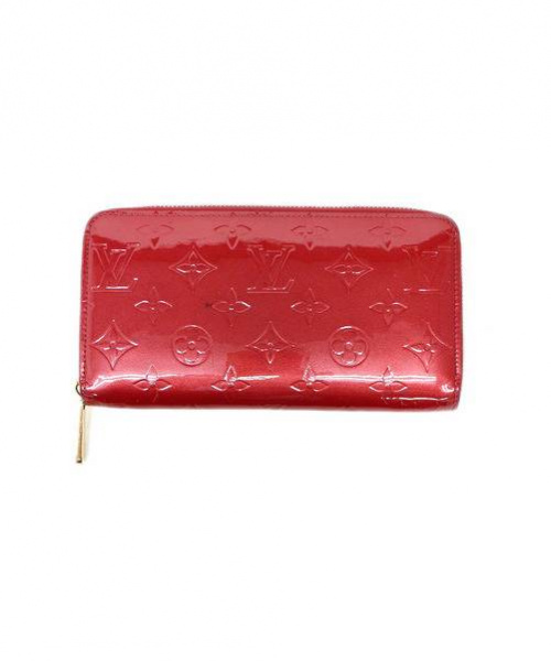 LOUIS VUITTON（ルイ ヴィトン）LOUIS VUITTON (ルイヴィトン) ジッピーウォレット レッド サイズ:- ヴェルニ M91981 CA4153の古着・服飾アイテム