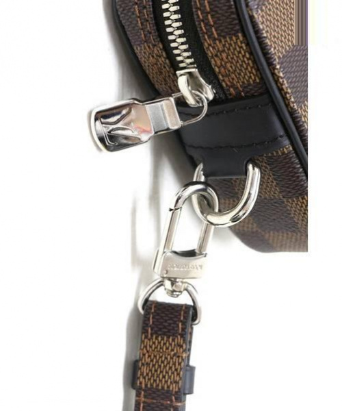 LOUIS VUITTON（ルイ ヴィトン）LOUIS VUITTON (ルイヴィトン) ポシェット・ヴォルガ ブラウン サイズ:- ダミエ N63350 RI3186 17SS　チャップマン・ブラザーズ　サイの古着・服飾アイテム