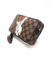 LOUIS VUITTON (ルイヴィトン) ポシェット・ヴォルガ ブラウン サイズ:- ダミエ N63350 RI3186 17SS　チャップマン・ブラザーズ　サイ：99800円