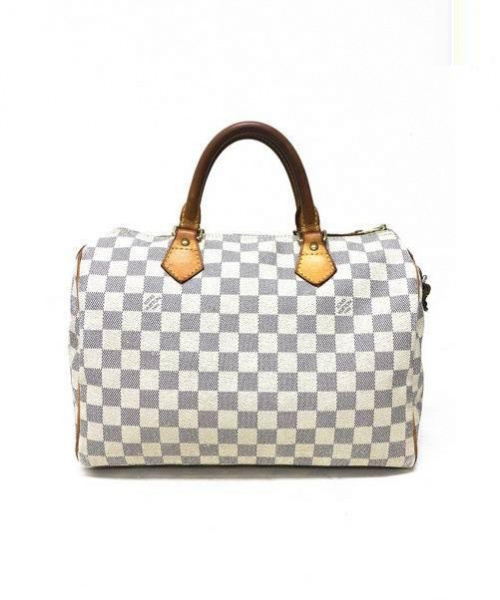 LOUIS VUITTON（ルイ ヴィトン）LOUIS VUITTON (ルイヴィトン) スピーディ30 ホワイト サイズ:30 ダミエ・アズール N41533 SP2087の古着・服飾アイテム