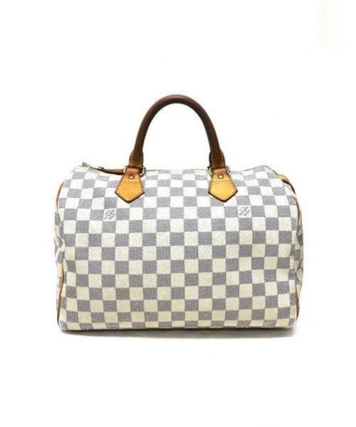 LOUIS VUITTON（ルイ ヴィトン）LOUIS VUITTON (ルイヴィトン) スピーディ30 ホワイト サイズ:30 ダミエ・アズール N41533 SP2087の古着・服飾アイテム
