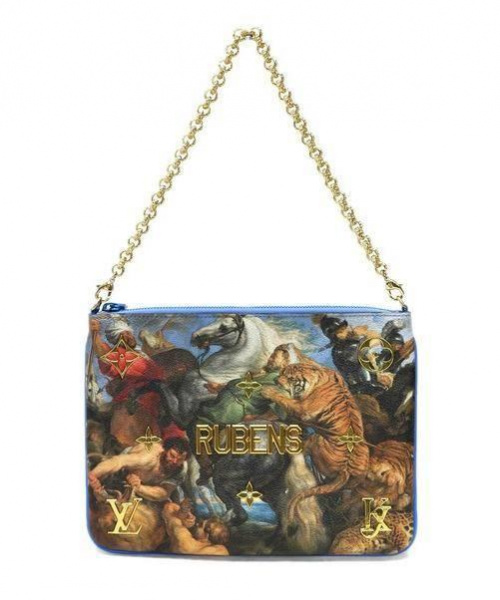 LOUIS VUITTON（ルイ ヴィトン）LOUIS VUITTON (ルイヴィトン) チェーンショルダーポーチ ブルー サイズ:- ポシェット・プラ M64617　JEF KOONSの古着・服飾アイテム