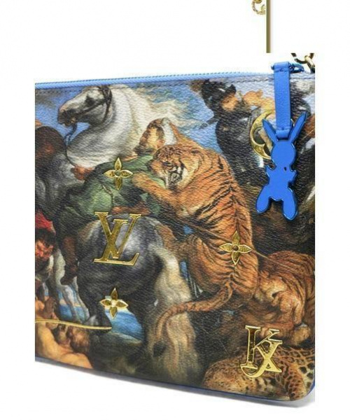 LOUIS VUITTON（ルイ ヴィトン）LOUIS VUITTON (ルイヴィトン) チェーンショルダーポーチ ブルー サイズ:- ポシェット・プラ M64617　JEF KOONSの古着・服飾アイテム