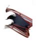 中古・古着 GUCCI (グッチ) ラウンドファスナー財布 ブラウン×レッド GG BROOMS 404071-0416：49800円