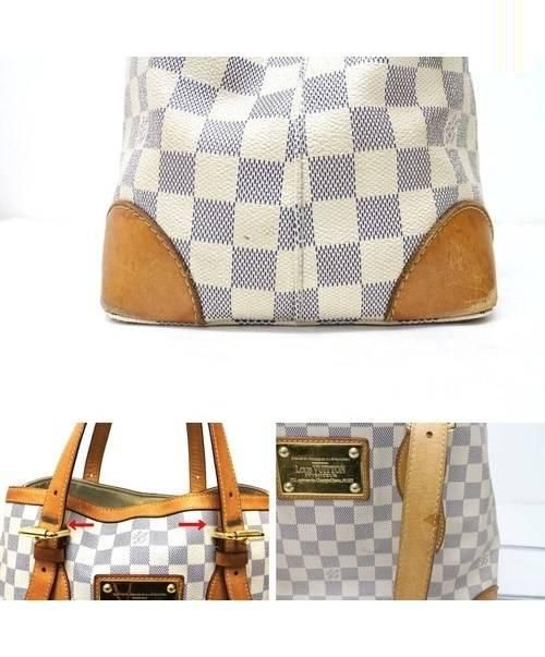 LOUIS VUITTON（ルイ ヴィトン）LOUIS VUITTON (ルイヴィトン) ハムプステッドMM ホワイト サイズ:MM アズール N51206 CA0032の古着・服飾アイテム