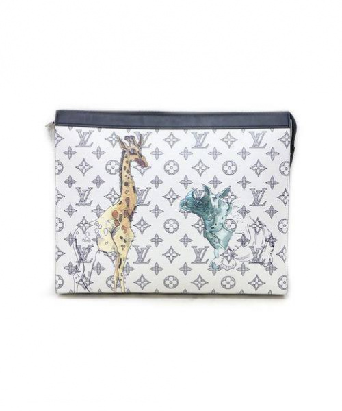 LOUIS VUITTON（ルイ ヴィトン）LOUIS VUITTON (ルイヴィトン) サバンナ・ポシェット・ヴォヤージュGM ホワイト サイズ:GM モノグラム M66649 TA5116 チャップマンの古着・服飾アイテム