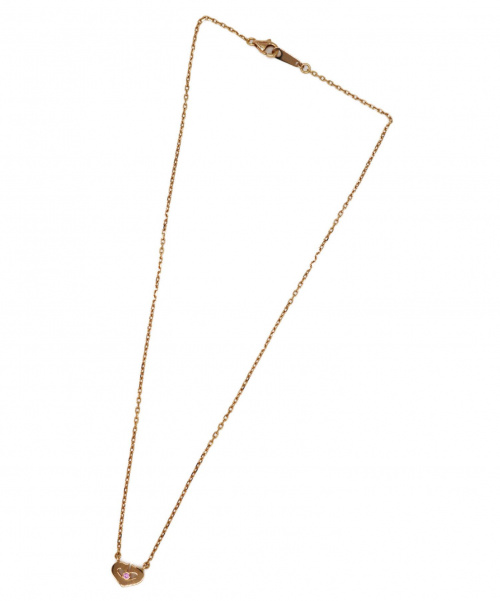 Cartier（カルティエ）Cartier (カルティエ) ピンクサファイアCハートネックレス サイズ:- Ｋ18の古着・服飾アイテム